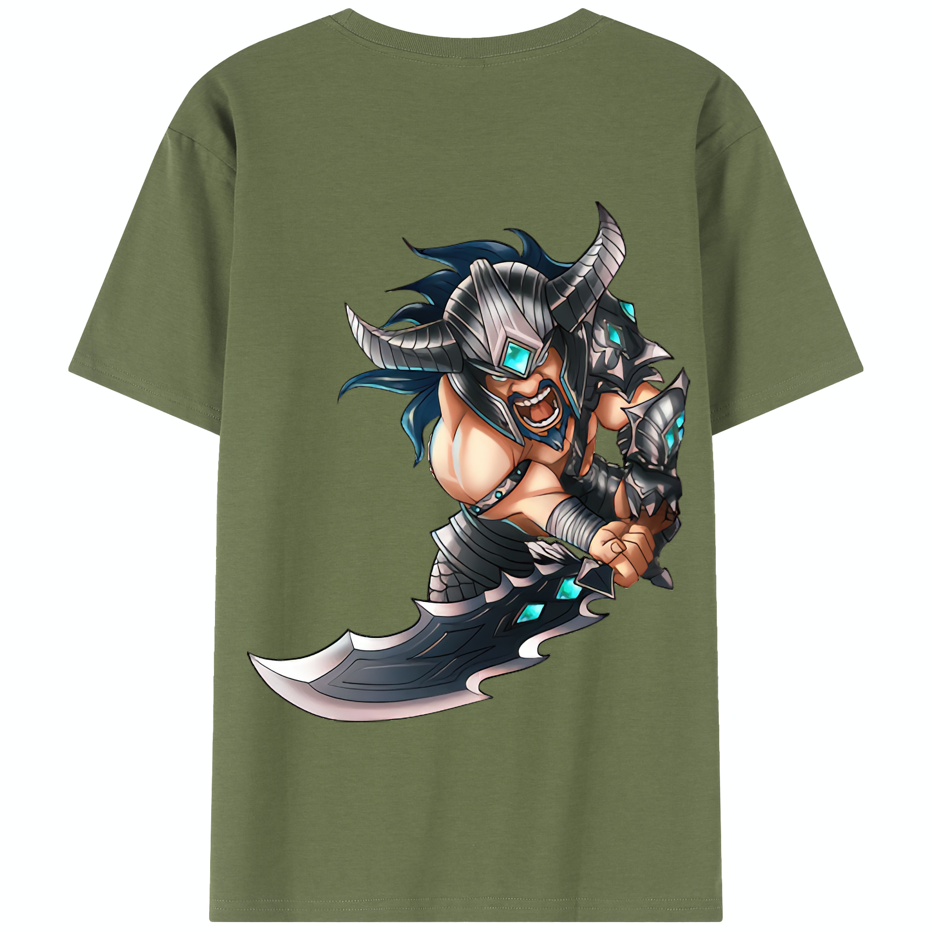 リーグ・オブ・レジェンド League of Legends LOL 綿100％半袖Tシャツ（背面プリント）